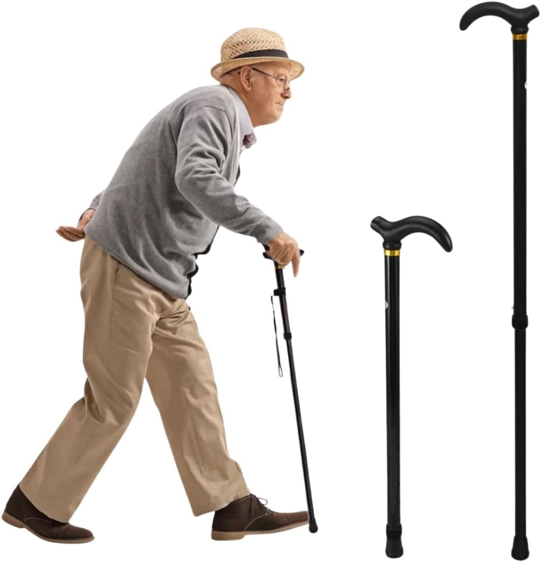 Bengala Bastão Ortopédico Alumínio Regulável Reforçada Até 130kg Idoso Adulto