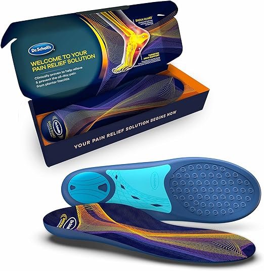 Palmilha Dr. Scholl's para Fascite Plantar e Dor no Calcanhar (40 ao 45)