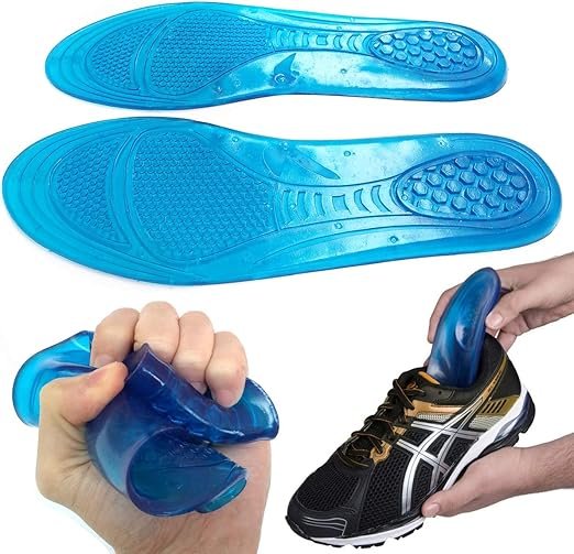 Palmilha Ortopédica Gel Silicone Anatômica para Esporão e Fascite Plantar – Impec (P: 36-39)
